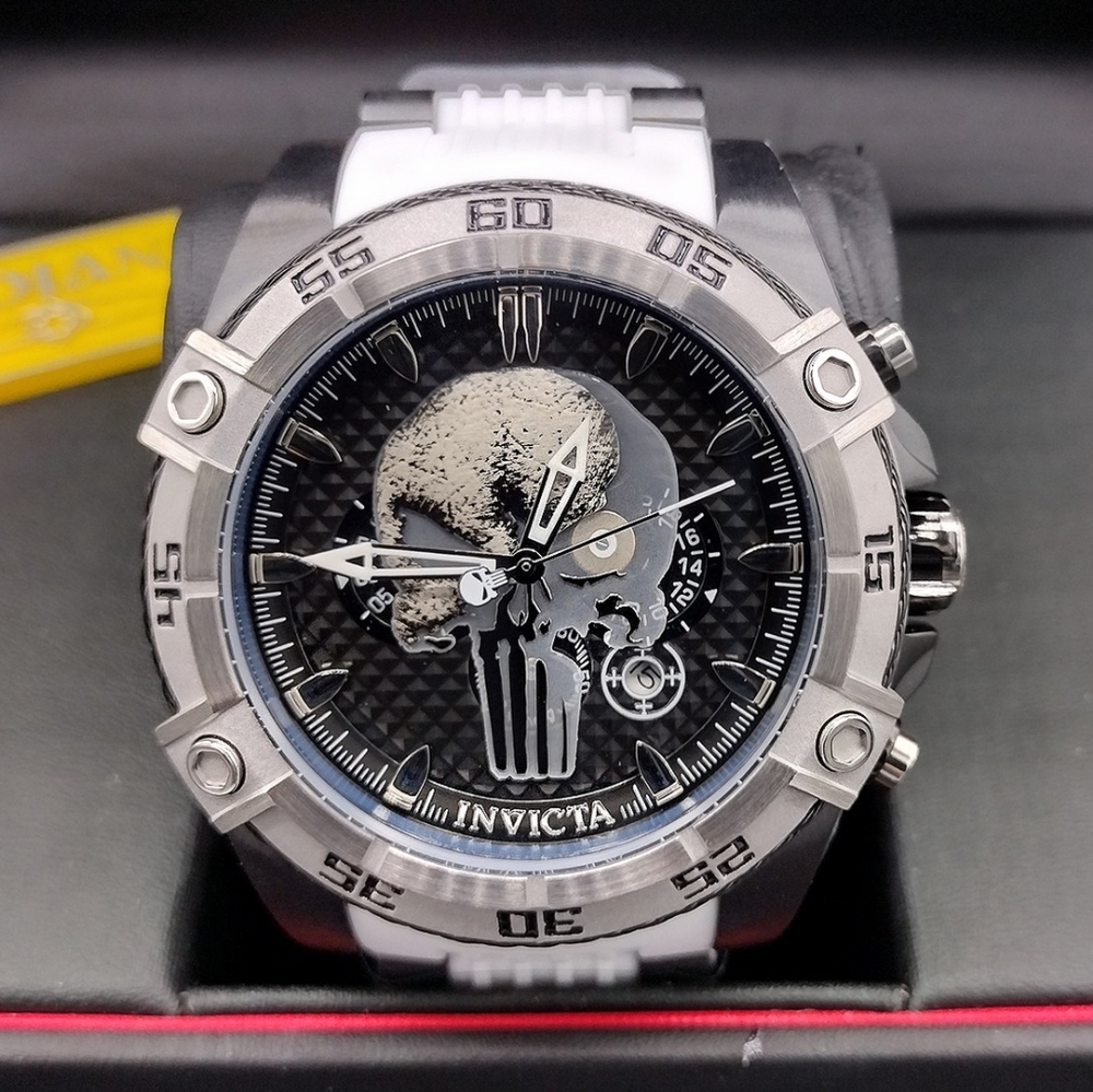 FIRM PRICE-New Invicta Limited Edition Marvel Punisher Men's watch.